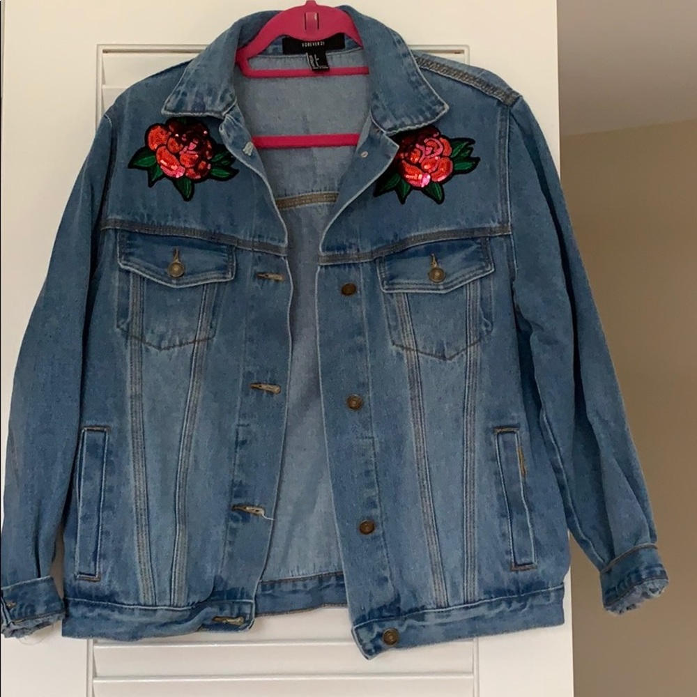 Embroidered Denim Jacket